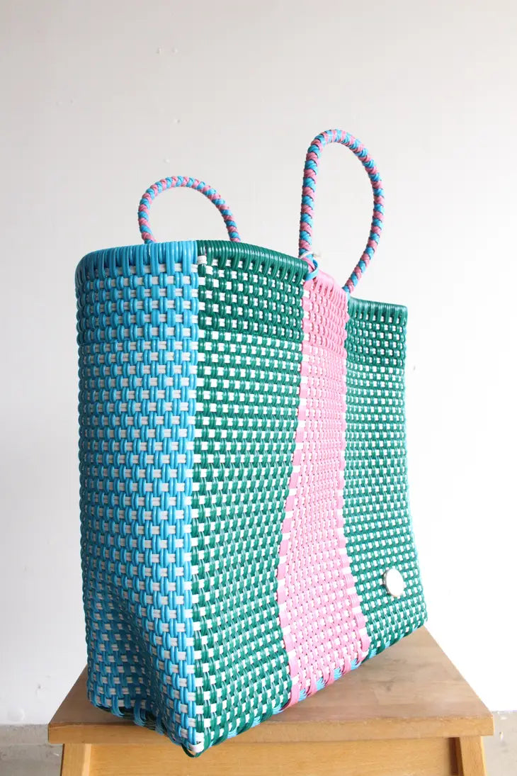 Peach, Aqua & Blue