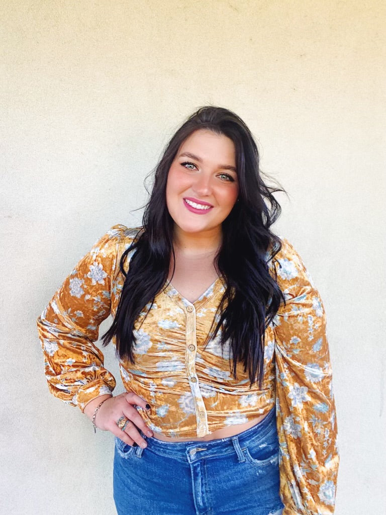 Long Sleeve Button Down Top