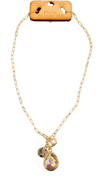 Gold Paperclip Necklace