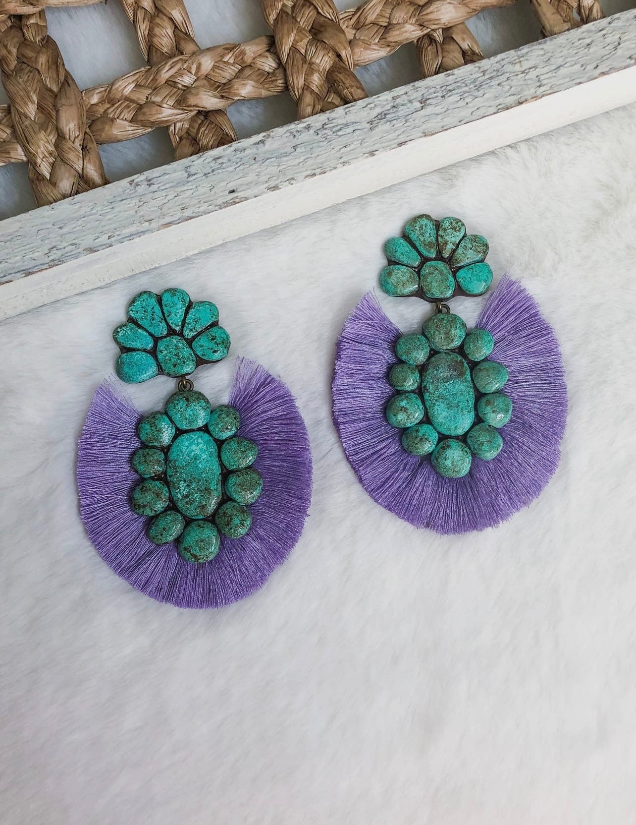 Lavender Roan Earrings
