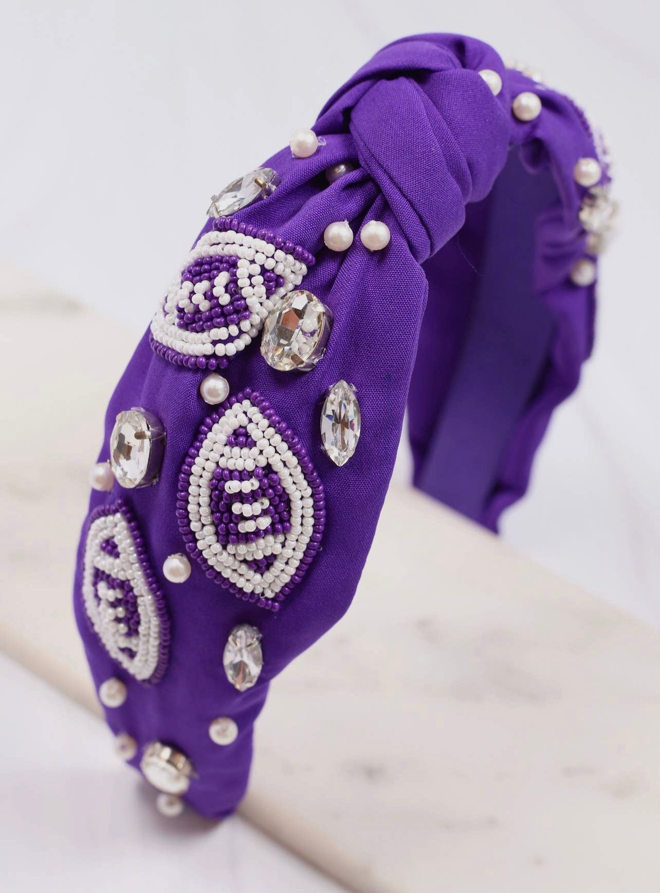 Purple Football Headband