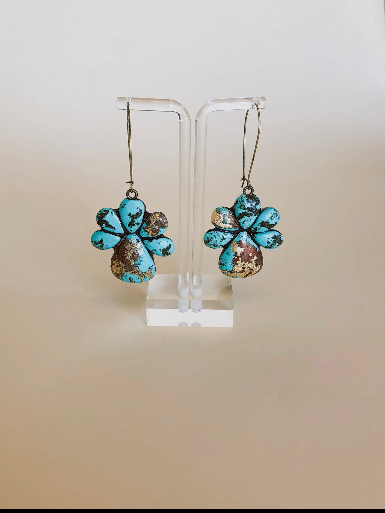 Aquilla Earrings-Turquoise Stone