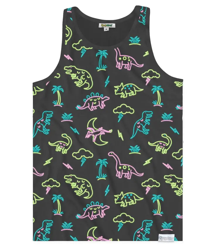 Neon Dino Tank