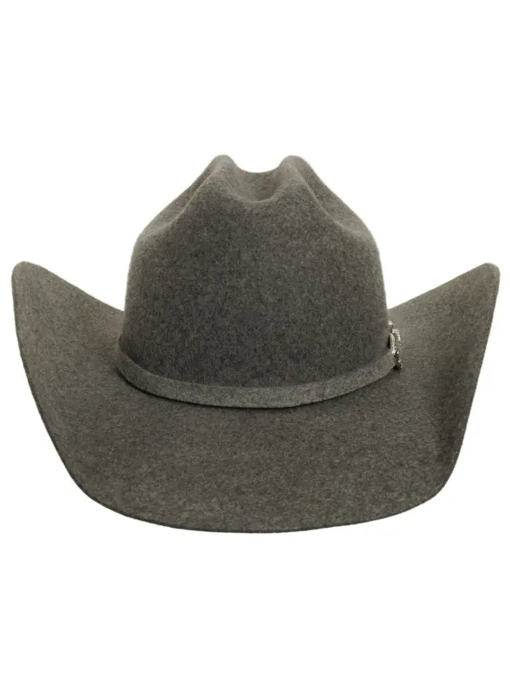 Grey Cattleman Felt