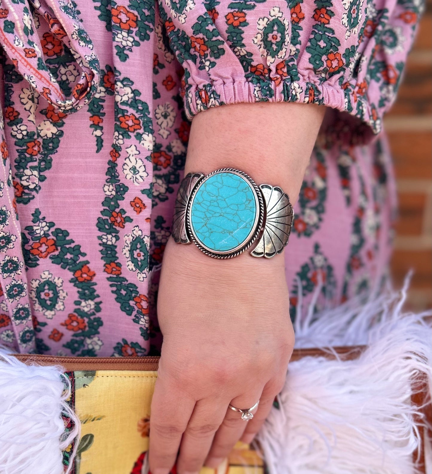 Faux Turquoise Bracelet