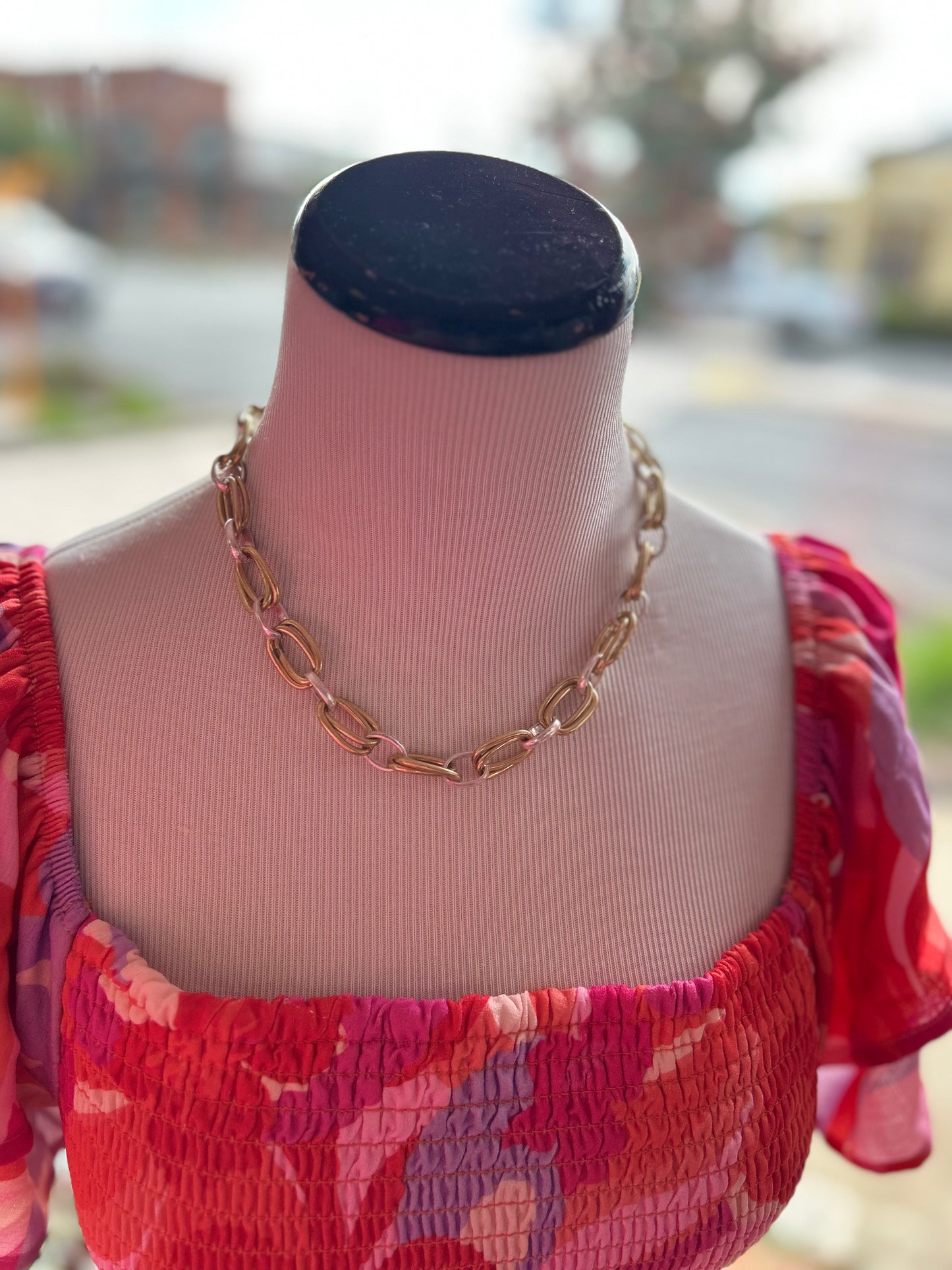 2 Tone Chain Necklace