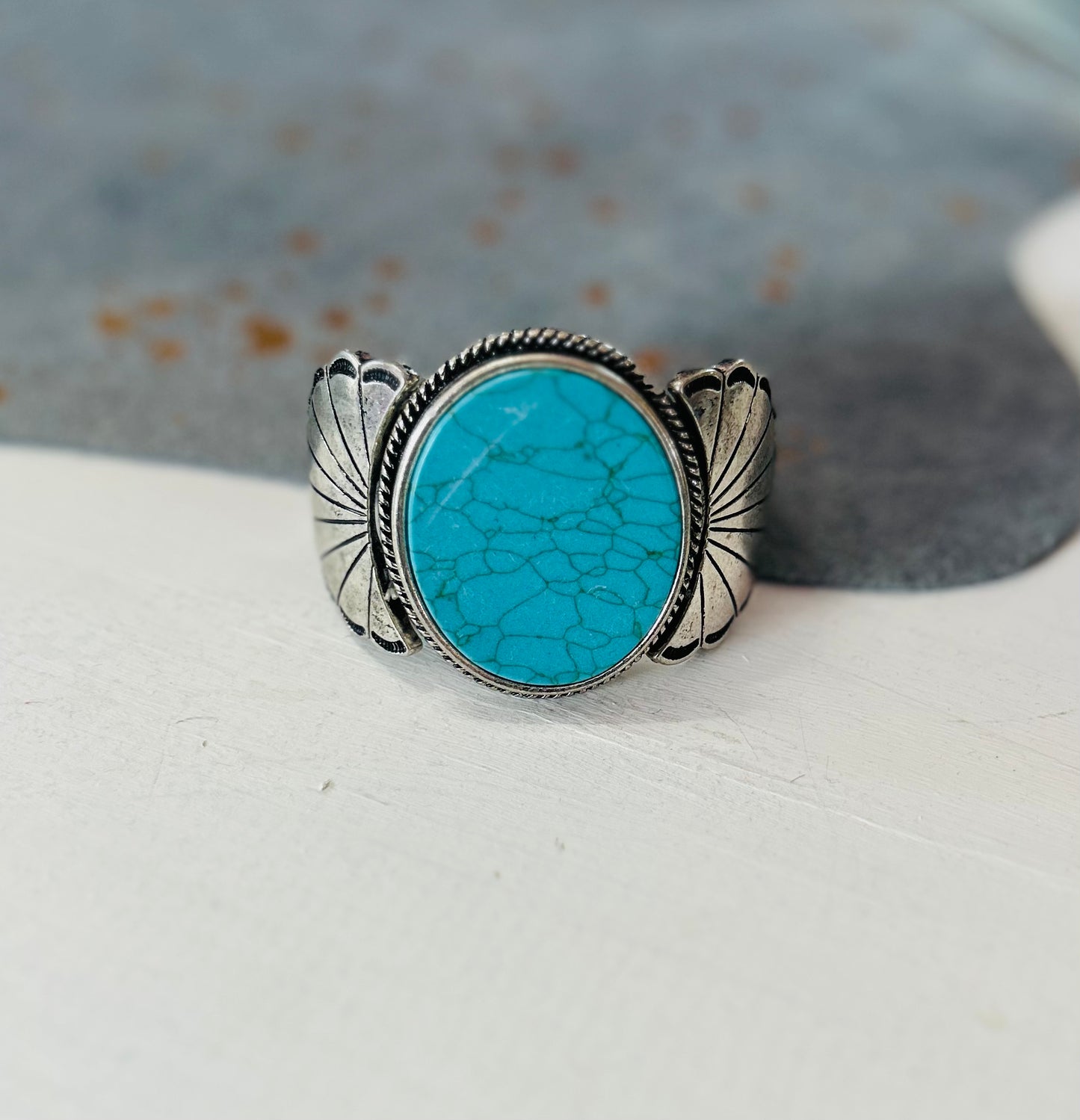 Faux Turquoise Bracelet