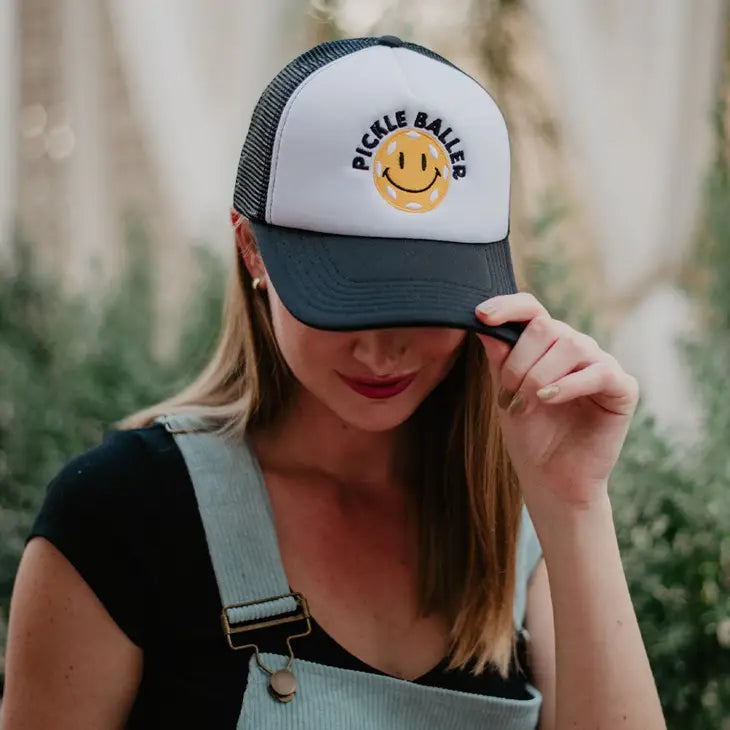 Pickle Ball Foam Trucker Hat