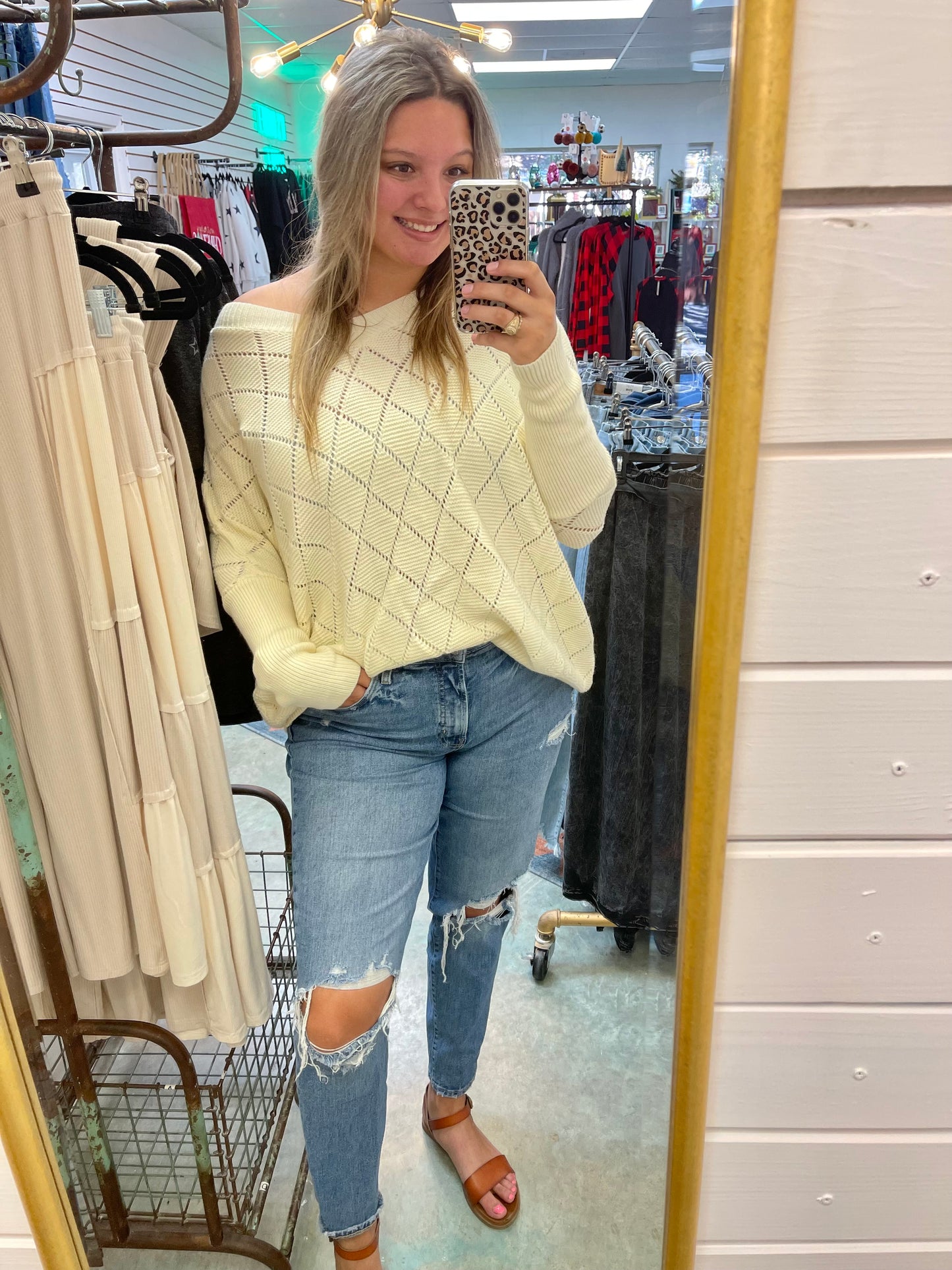 Oversized V-Neck Sweater