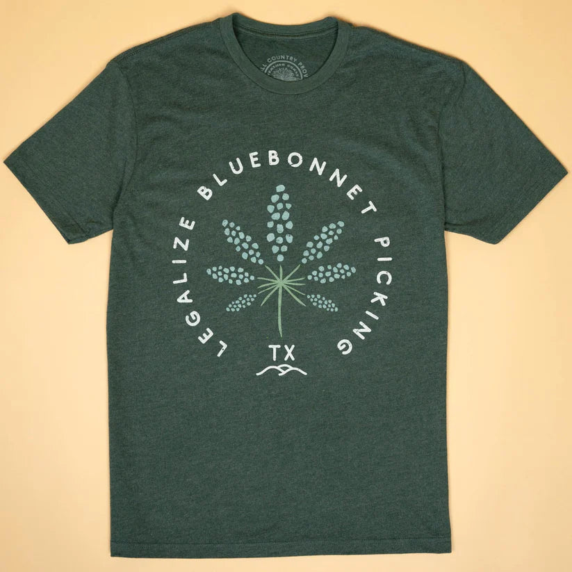 Legalize Bluebonnet Picking Tee