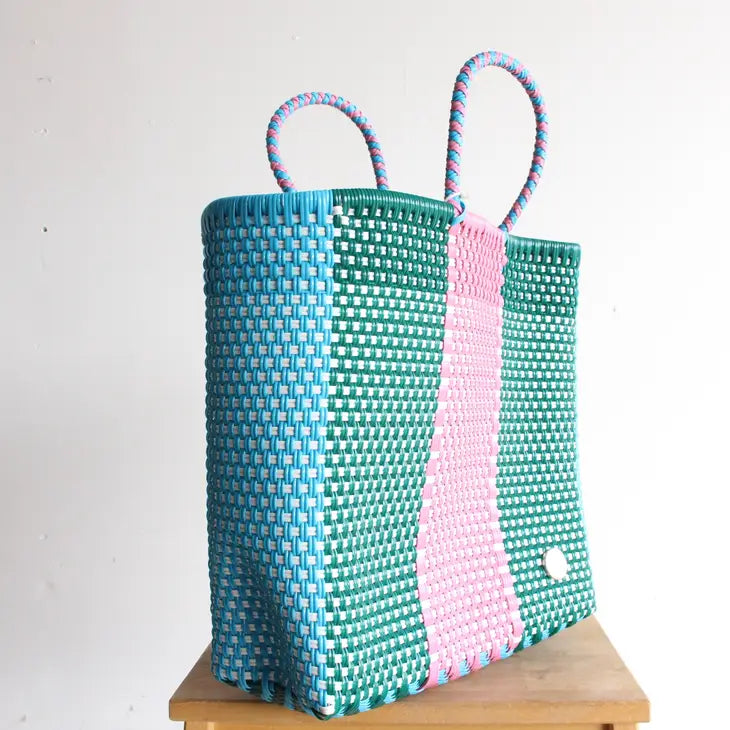 Green and Pink Tote