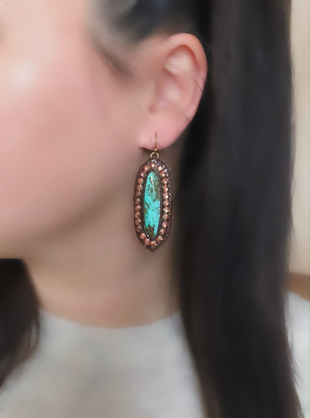 The Turquoise Casper Earrings