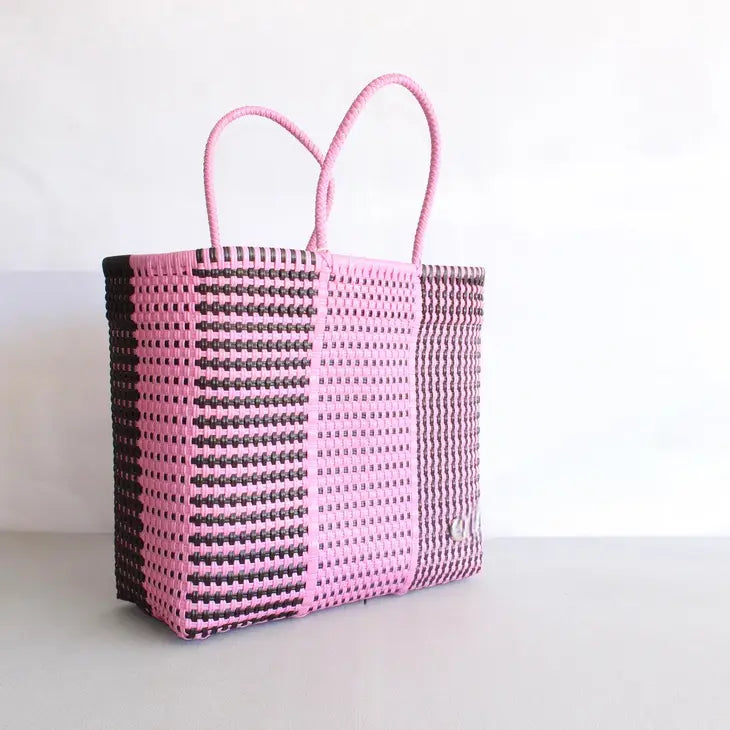 Black and Pink Mexican Tote