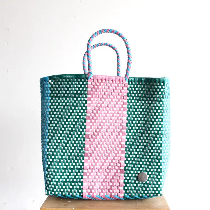 Green and Pink Tote
